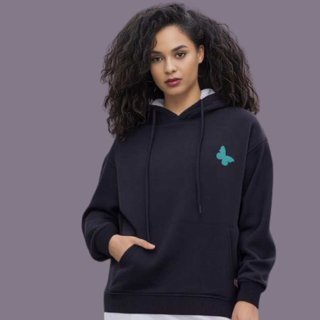 TDY Black Butterfly Hoodie