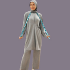 Modest 4 piece active wear with scarf