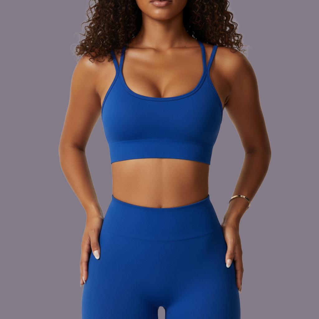 Vibrant Scrunch Shorts Blue