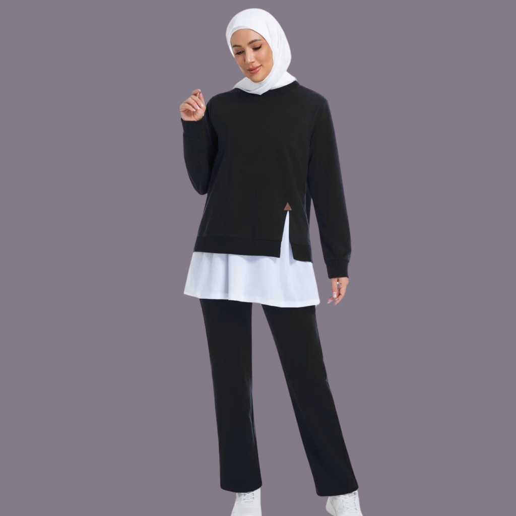 Modest two piece loungewear