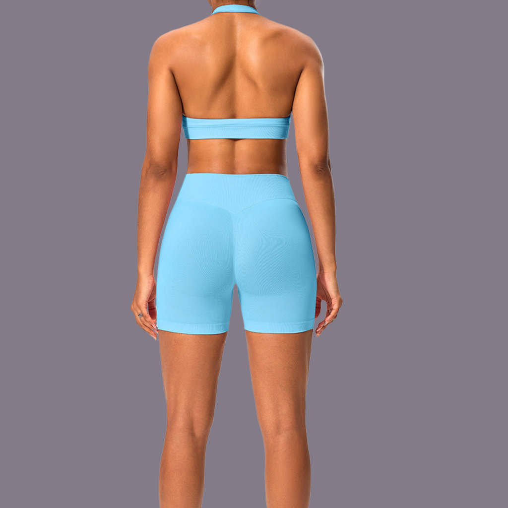 TDY Dynamic Bably Blue Scrunch Shorts