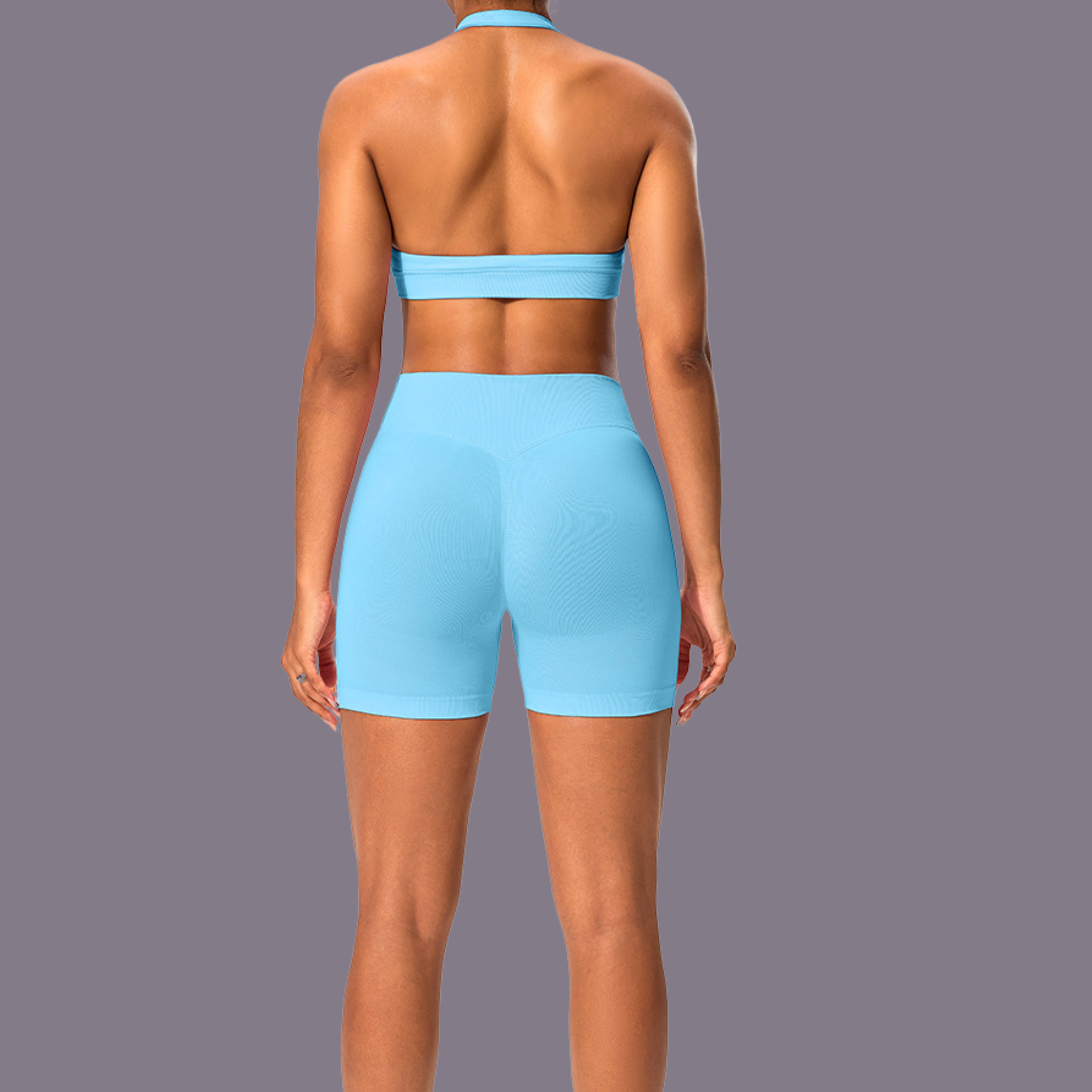 TDY Dynamic Bably Blue Scrunch Shorts