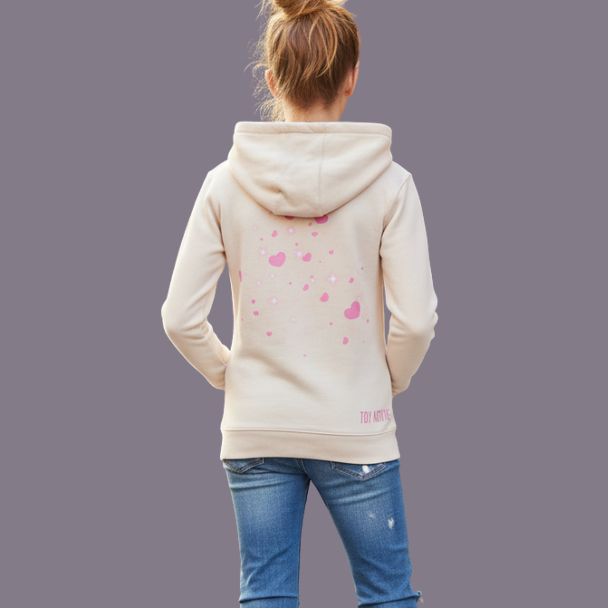 TDY Kids Hoodie Cream