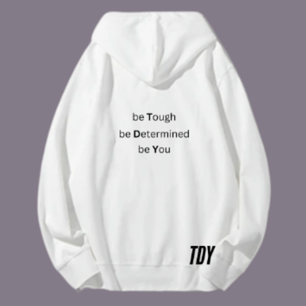 TDY White Hoodie