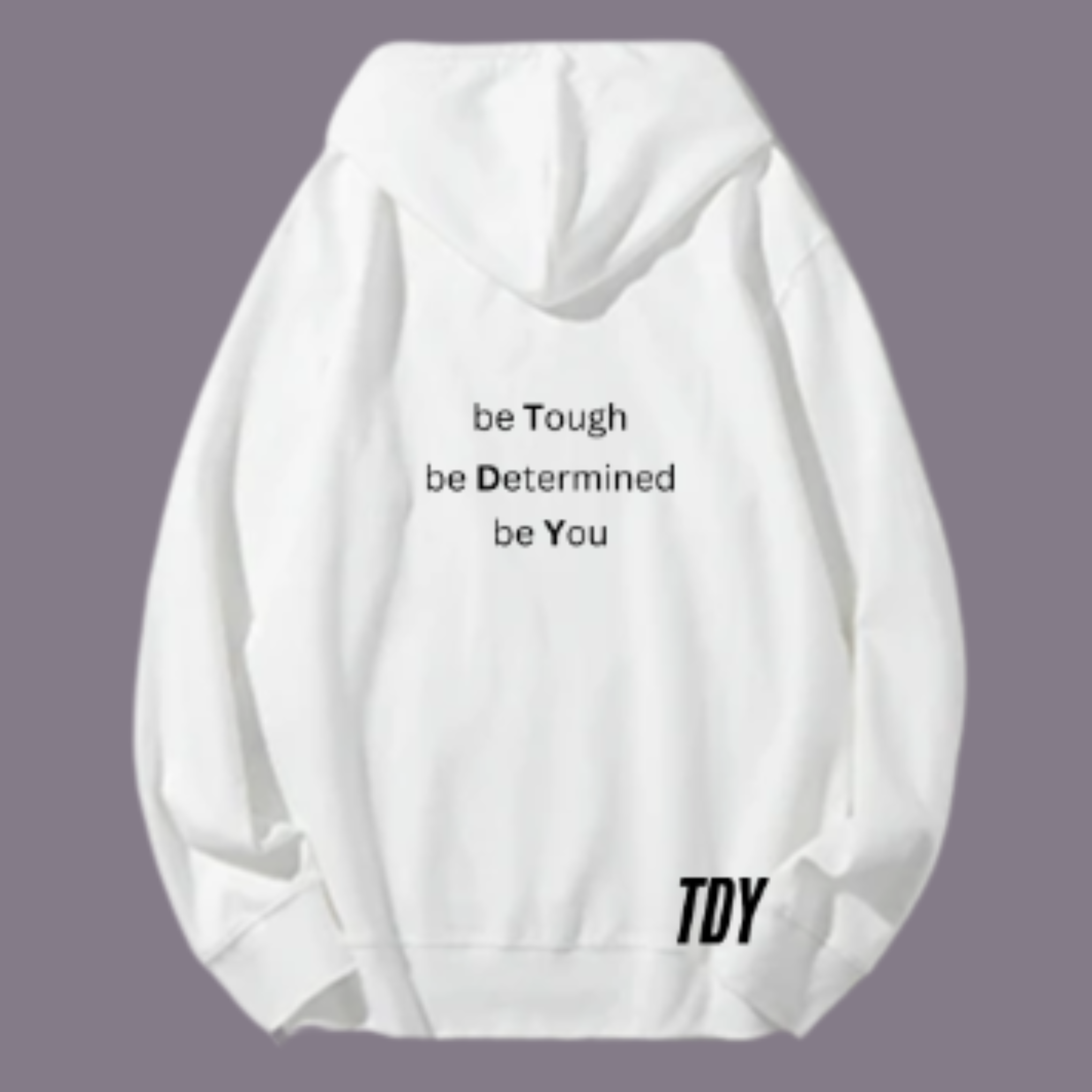 TDY White Hoodie