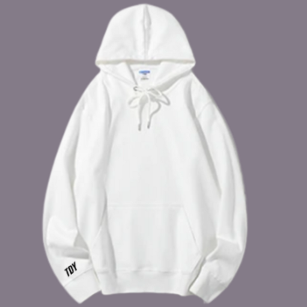 TDY White Hoodie