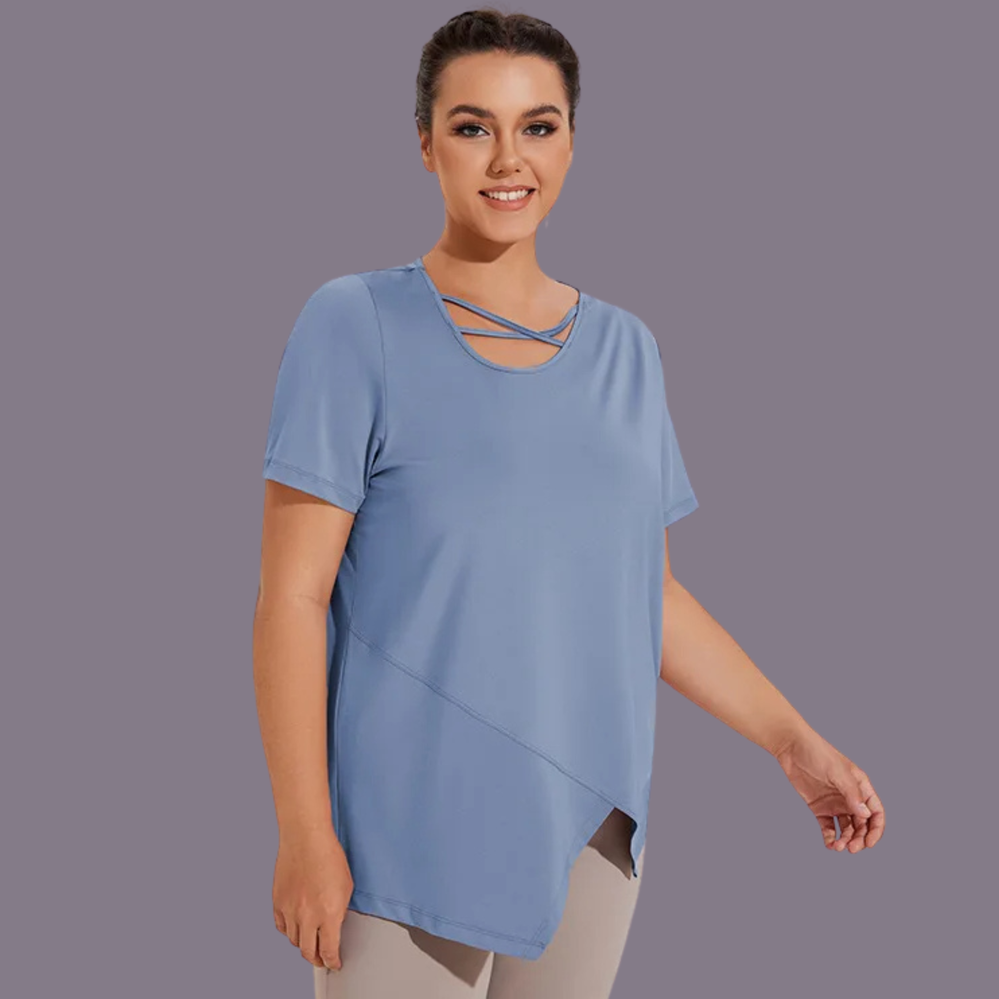 TDY Cross Hem T-Shirt