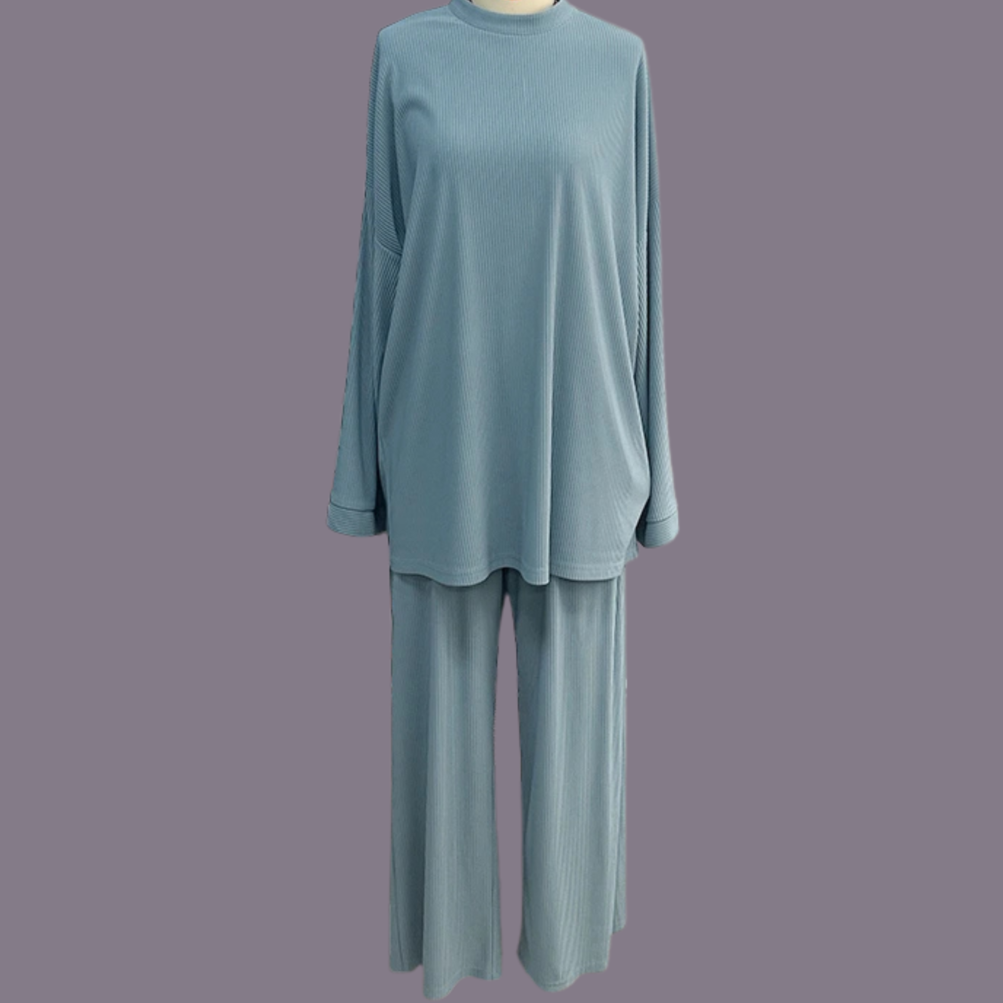 Modest Ribbed Loungewear