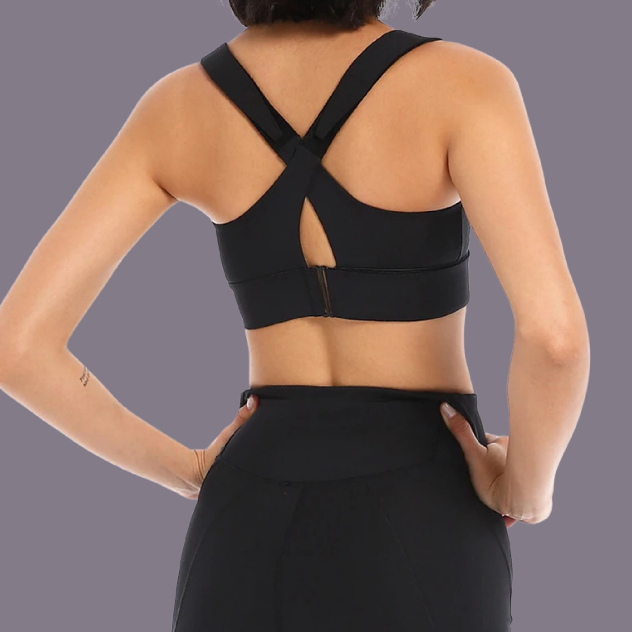 TDY Front Zip Adjustable Bra