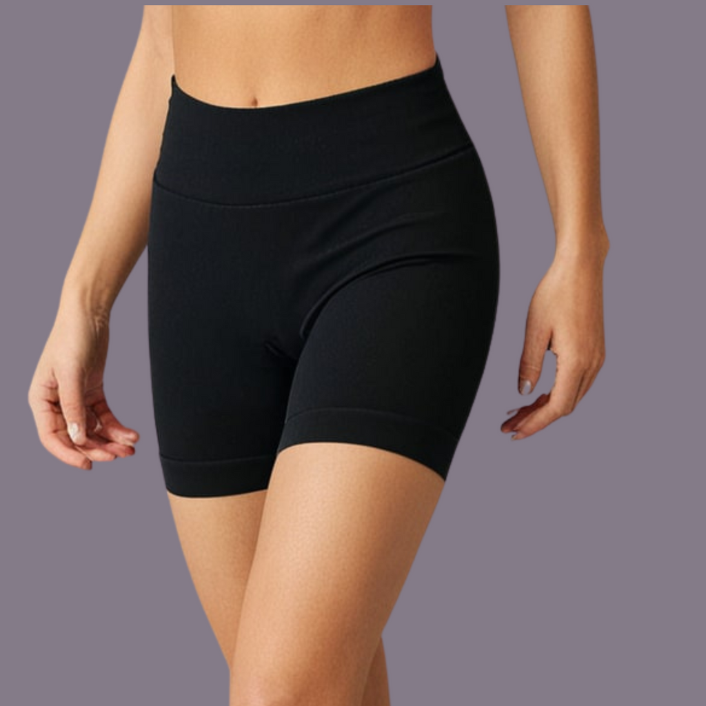 Vibrant Scrunch Shorts Olive Green