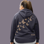 TDY Gray Butterfly Hoodie