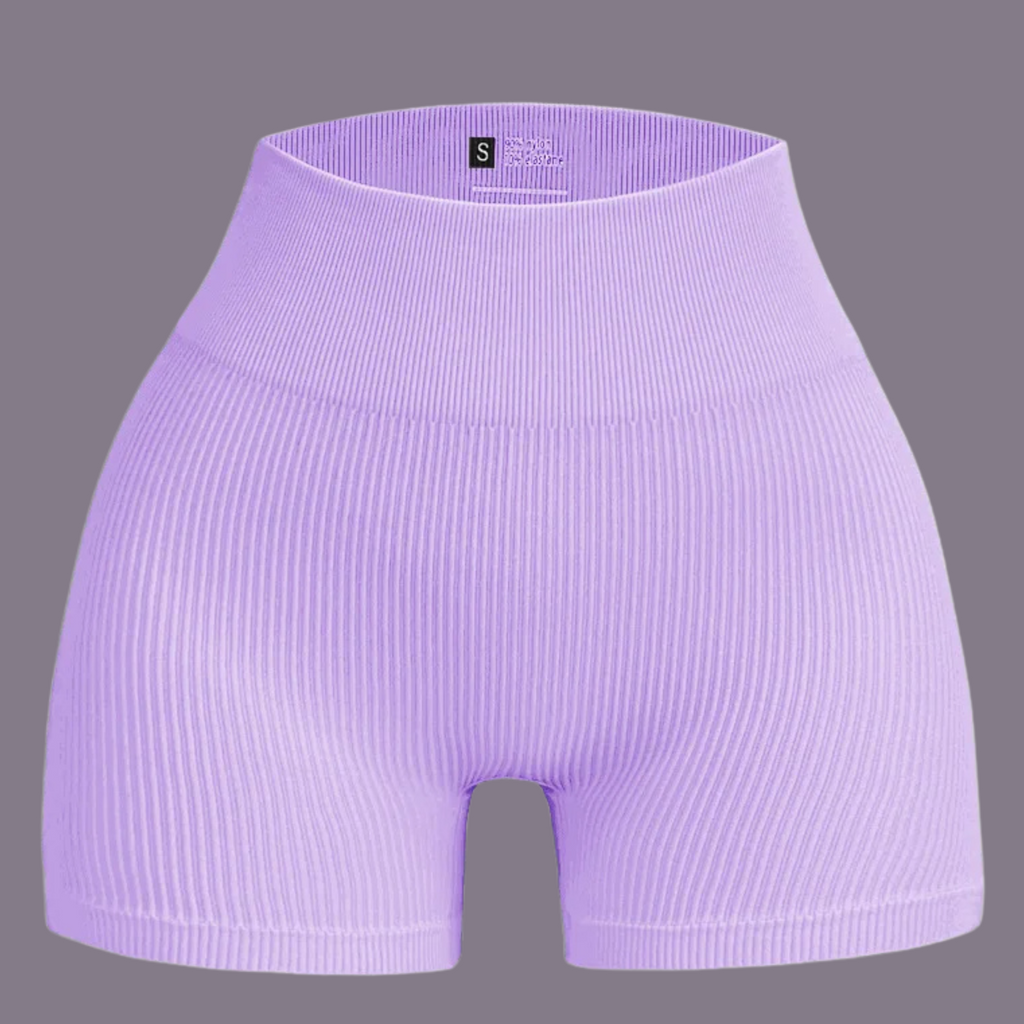 TDY Ribbed Shorts Purple