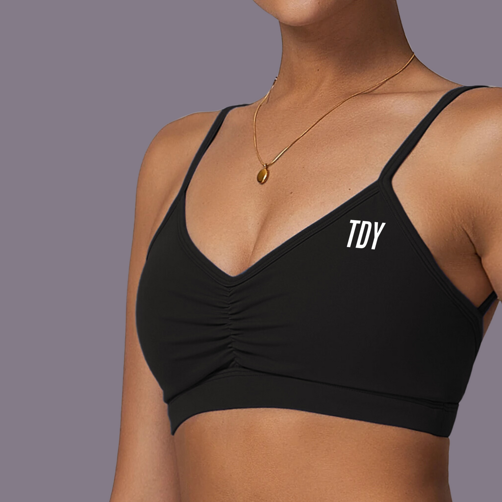 TDY Basic Black Exercise Bra