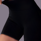 TDY Ribbed Shorts Black