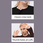 Long Sleeve Top with Thumb Holes