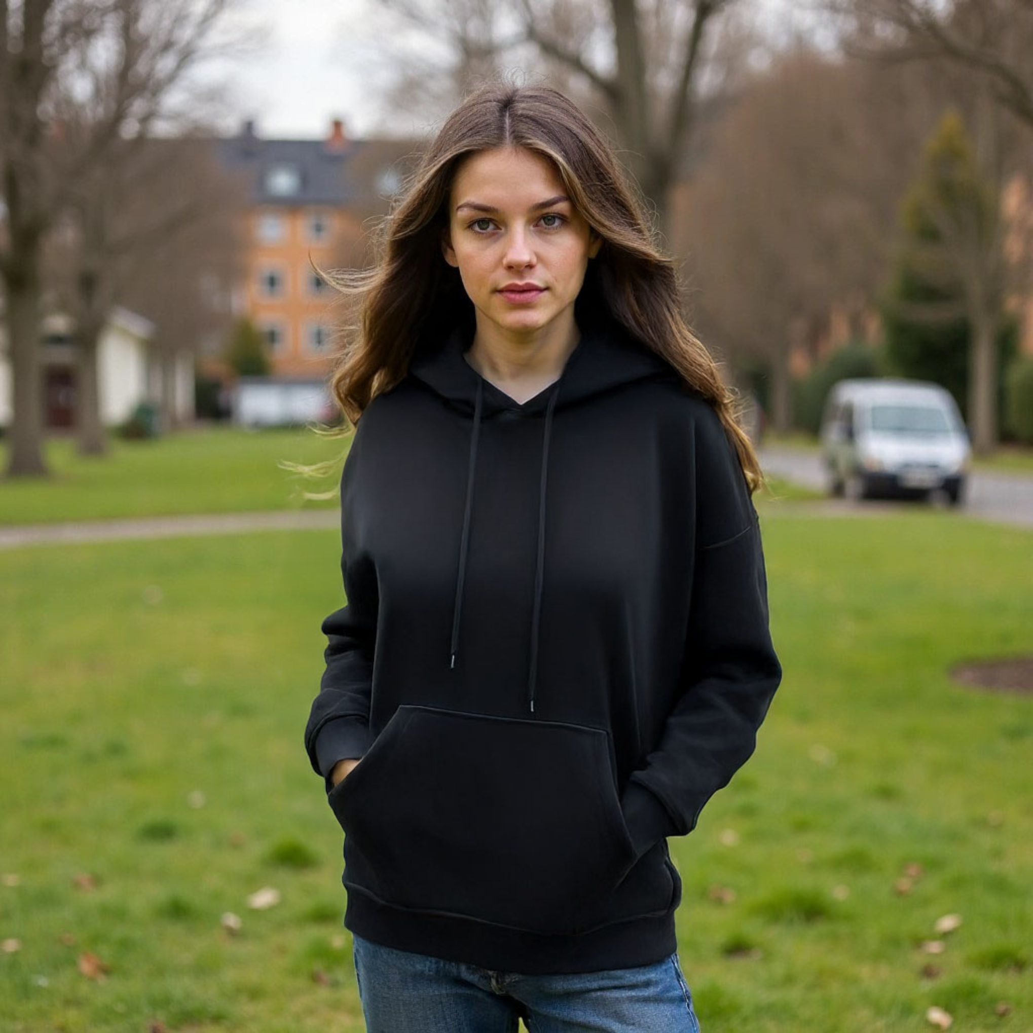 TDY Cosy Winter Hoodie with Drawstring