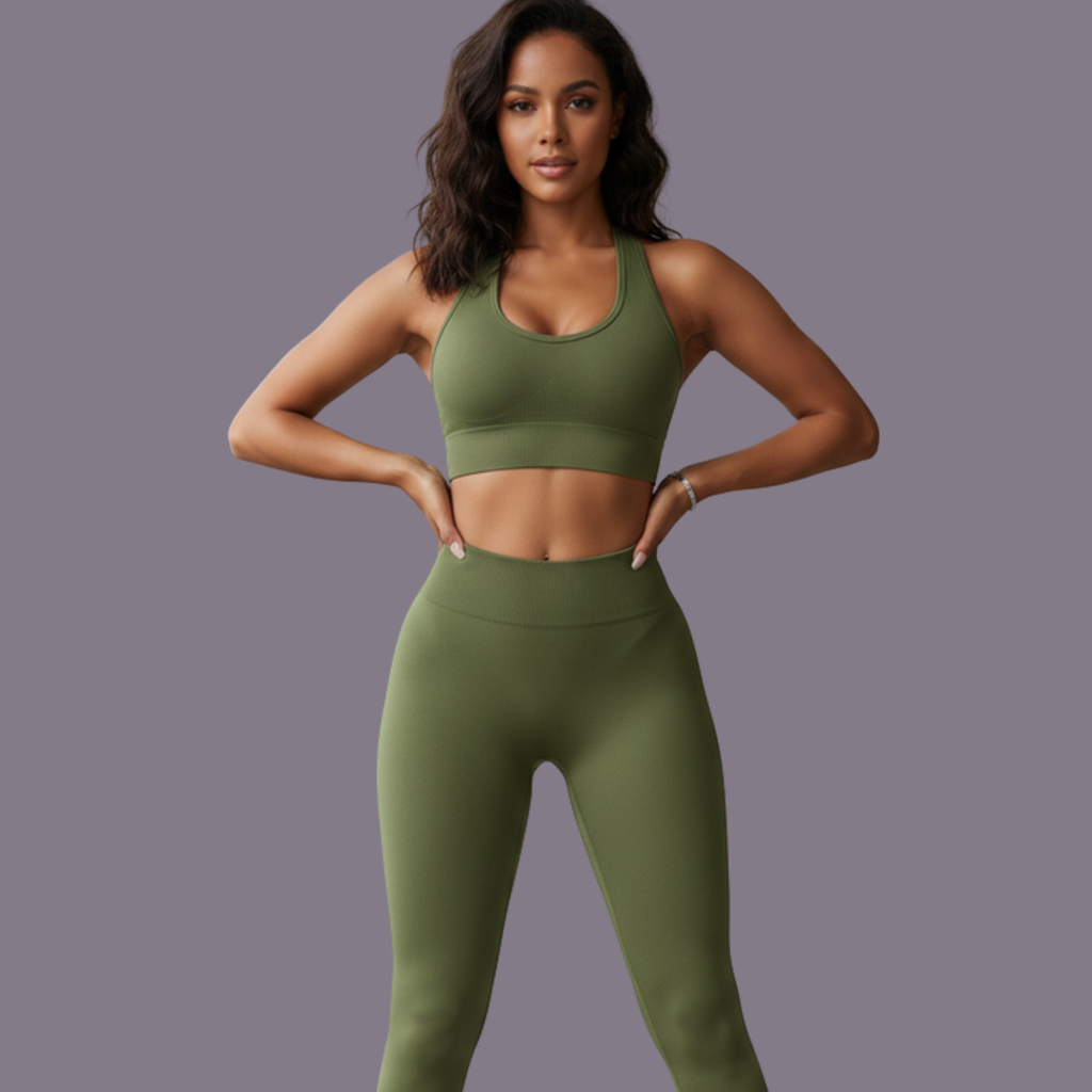 Vibrant Halter Olive Green