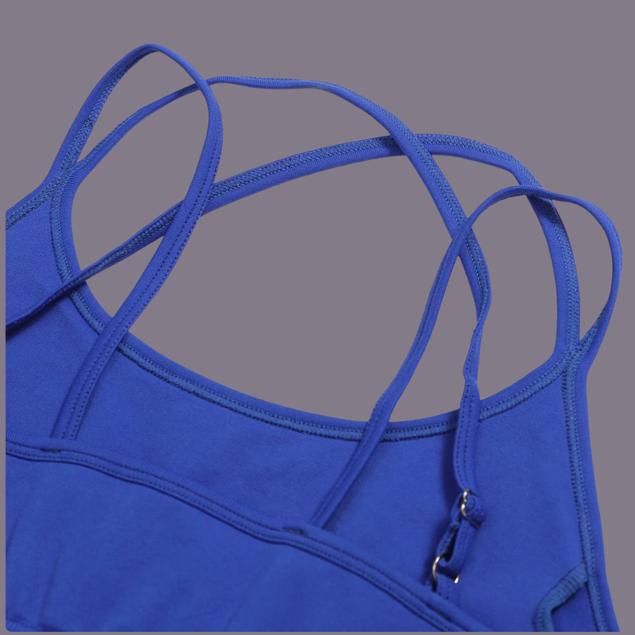 Vibrant Crop Top Blue
