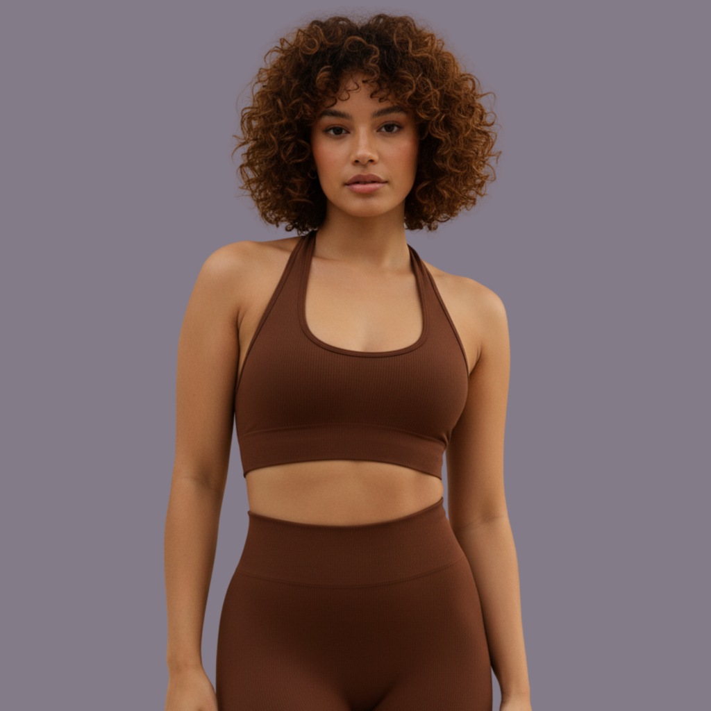 Vibrant Halter Brown