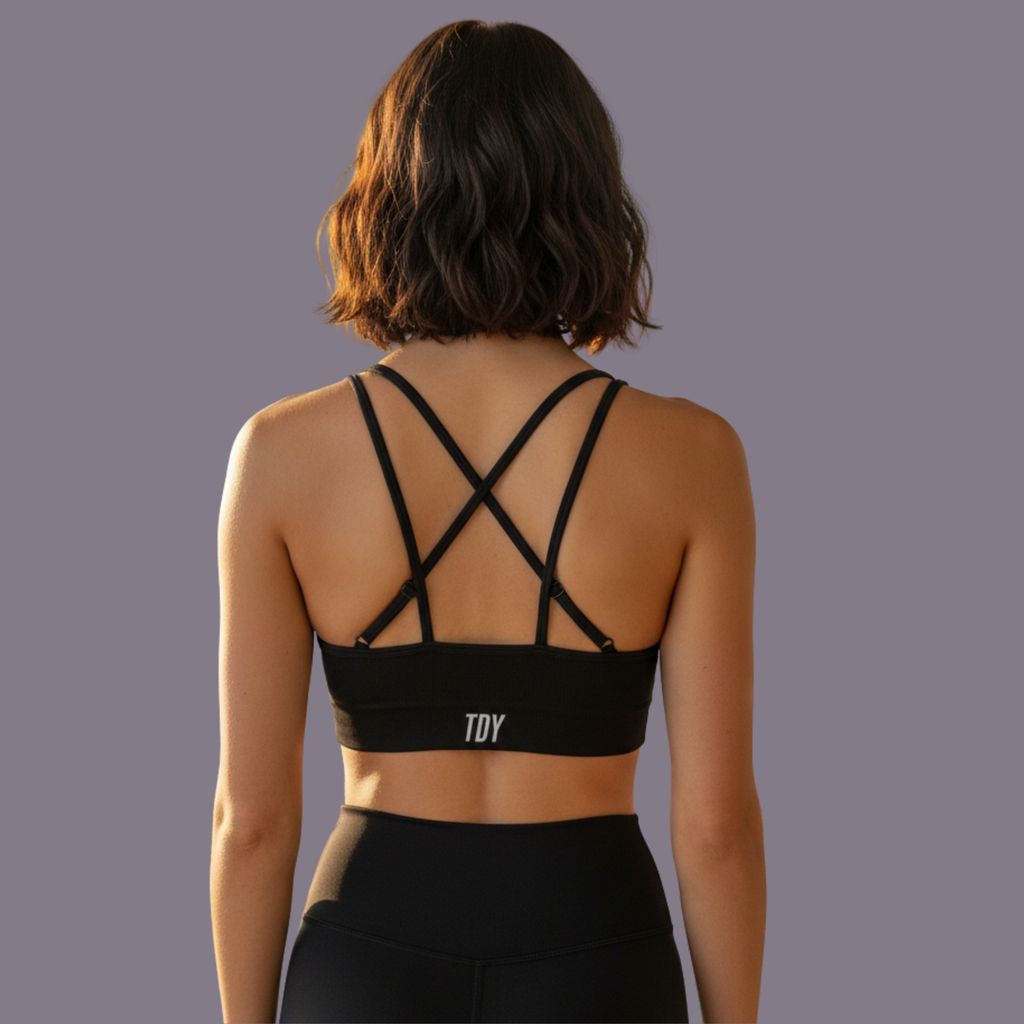 Vibrant Crop Top Black