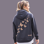 TDY Gray Butterfly Hoodie