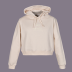 TDY Beige Crop Hoodie