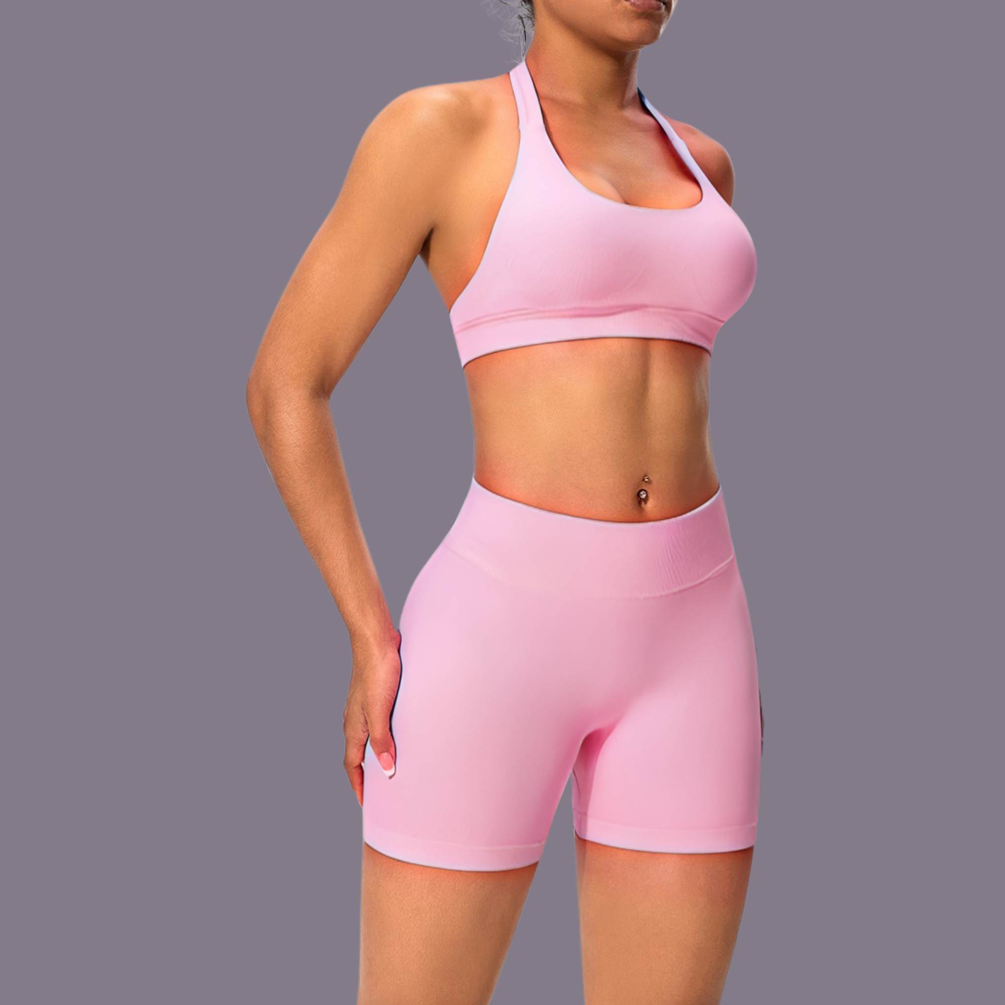 TDY Dynamic Pink Scrunch Shorts