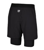 TDY Male Running Shorts 2 layer