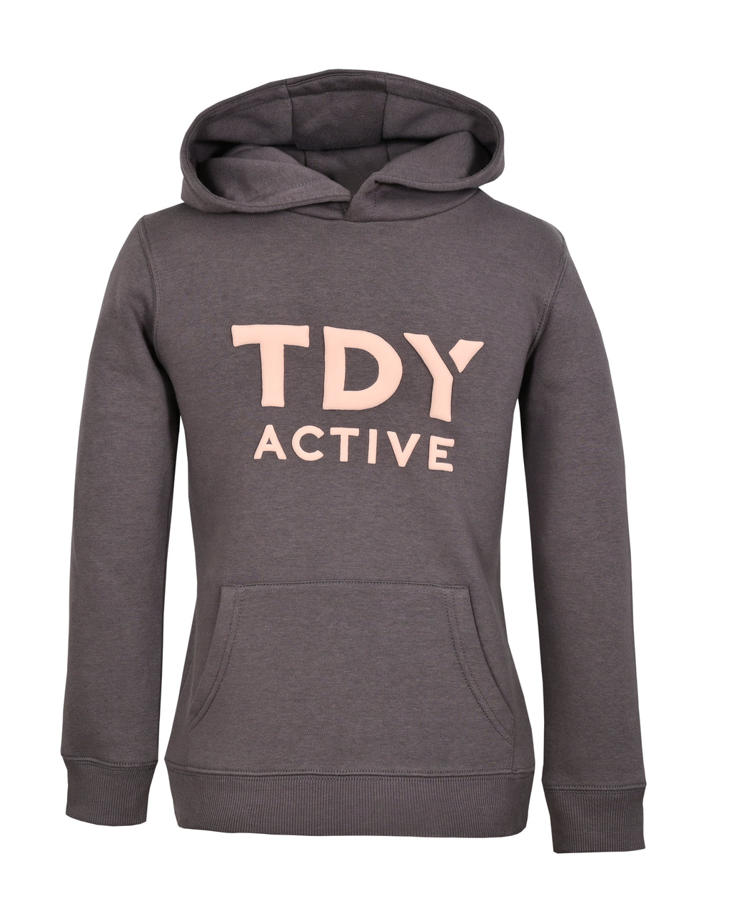 TDY Kids Hoodie Logo Gray