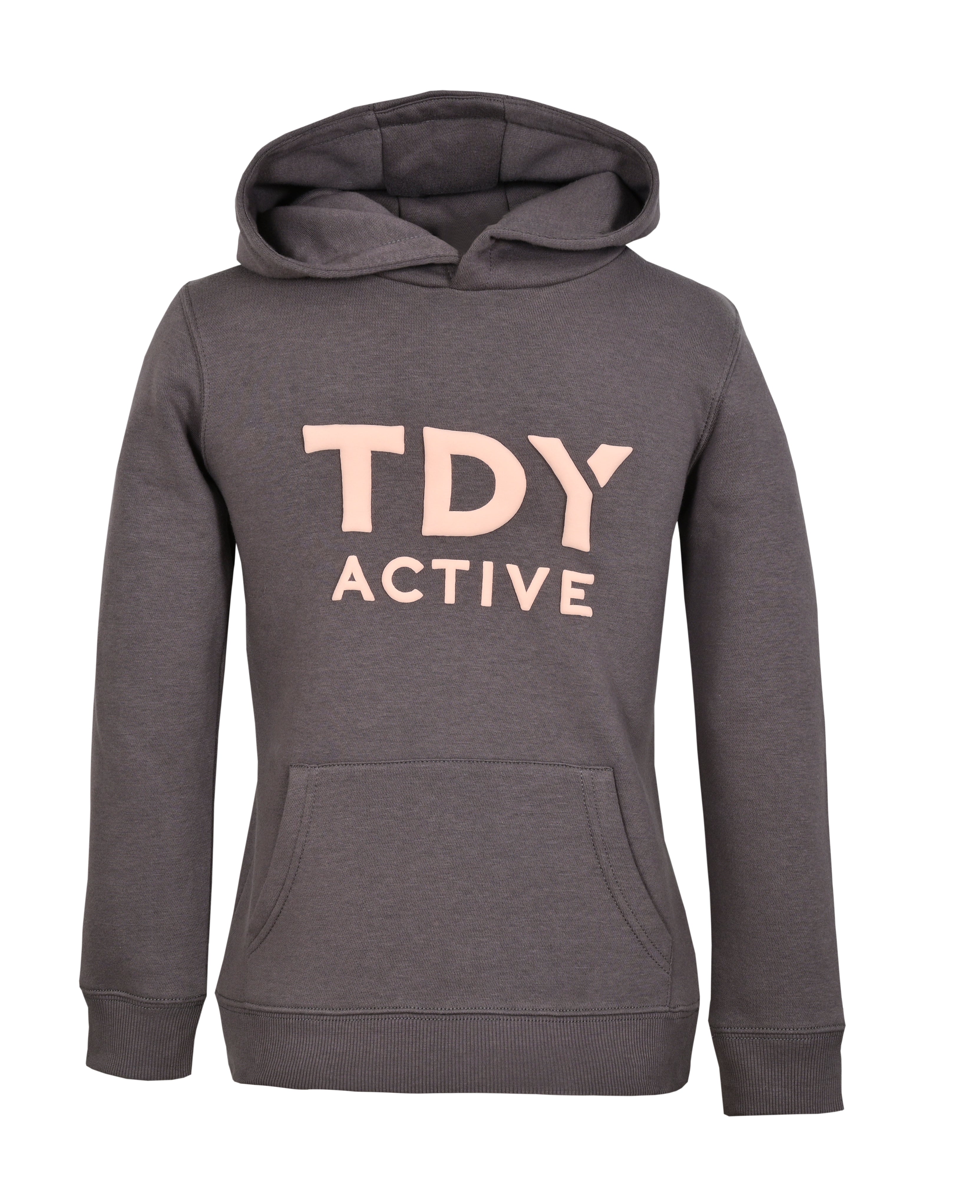 TDY Kids Hoodie Logo Gray