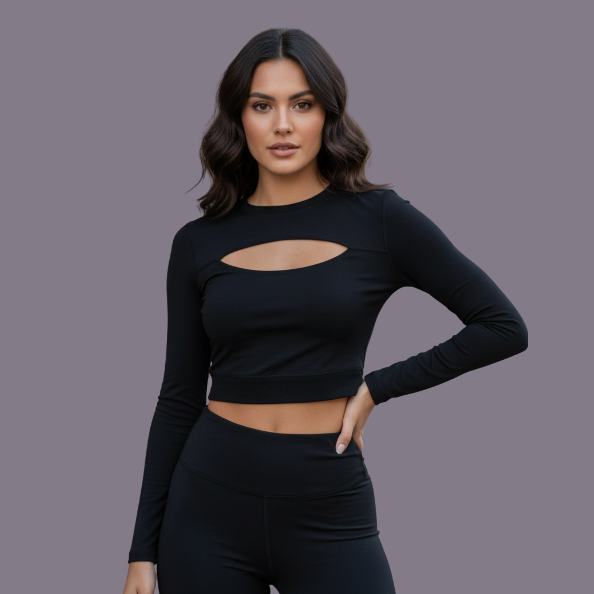 TDY Leah Long Sleeve Crop