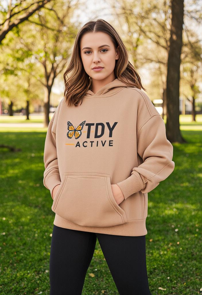 TDY Cosy Winter Hoodie Beige