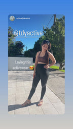 TDY Compression Leggings Gray